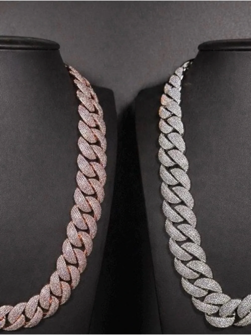 Real VVS Moissanite Cuban Link